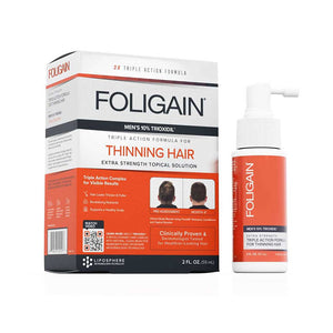 FOLIGAIN Triple Action Complete Formula For Thinning Hair For Men 10% Trioxidil - FOLIGAIN