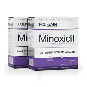 FOLIGAIN Minoxidil 2% Hair Regrowth Treatment For Women 6 Month Supply - FOLIGAIN Canada